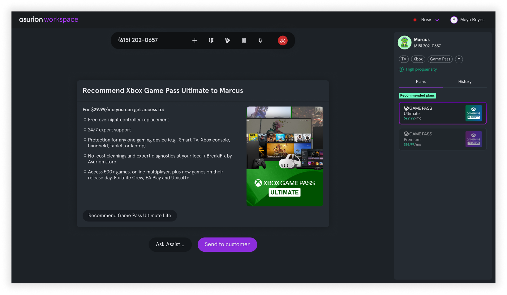 Game Pass Experience